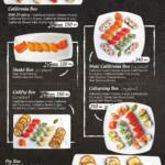 Menu Sumo sushi Casablanca March 2024 552409-124700